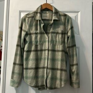 Thread & Supply relaxed Fit fleece like Plaid shirt